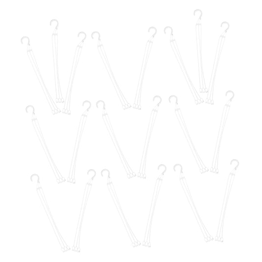 Garneck 20pcs Hanging Flower Pot Hangers Hooks for Indoor and Outdoor Use Stylish Planter Holder for Gardens Balconies and Living Rooms Elegant Design for Pothos and Plants