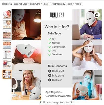 NEWKEY Red Light Therapy Mask for Face Wrinkles, 7 LED Light Therapy Facial Skin Care Mask,At-Home Photon Skin Care Beauty Mask for Anti-Ageing