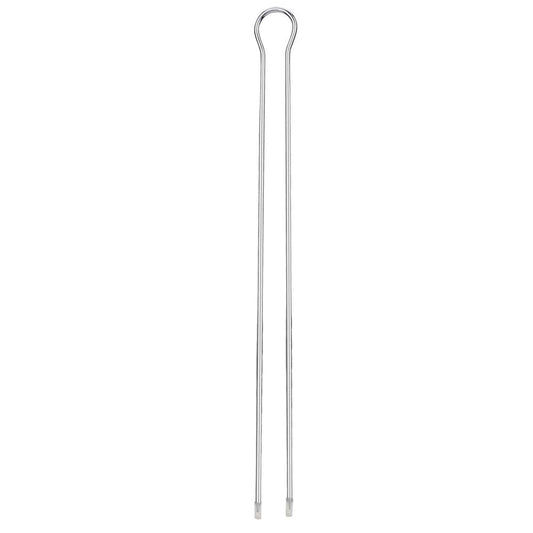 CYTGOUPER 6 Pcs Metal Skewers for kabobs, 12inch BBQ U-Shaped Telescopic Barbecue Skewers,Double Pronged Design Chicken Skewers BBQ Grill Set for BBQ Cookouts Picnic Camping Oven