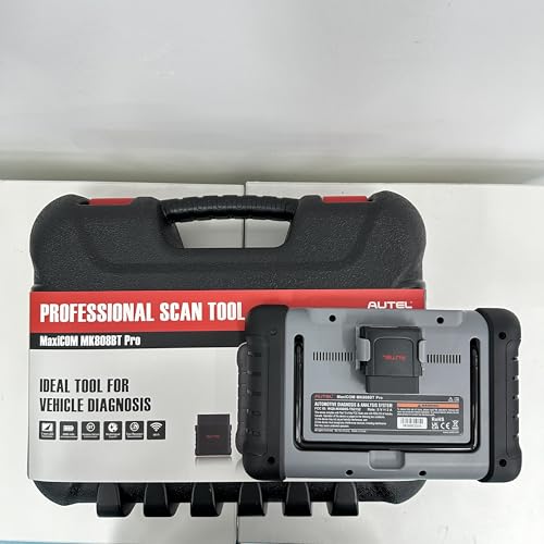 Autel Scanner MaxiCOM MK808BT PRO, 2026 Bidirectional Diagnostic Scan Tool as MK900BT, 2.0 BT Ver. of MK808S MX808S MX900 MK900, 3000+ Active Tests, 28+ Reset, Injector Coding, All Systems, FCA, OS 11