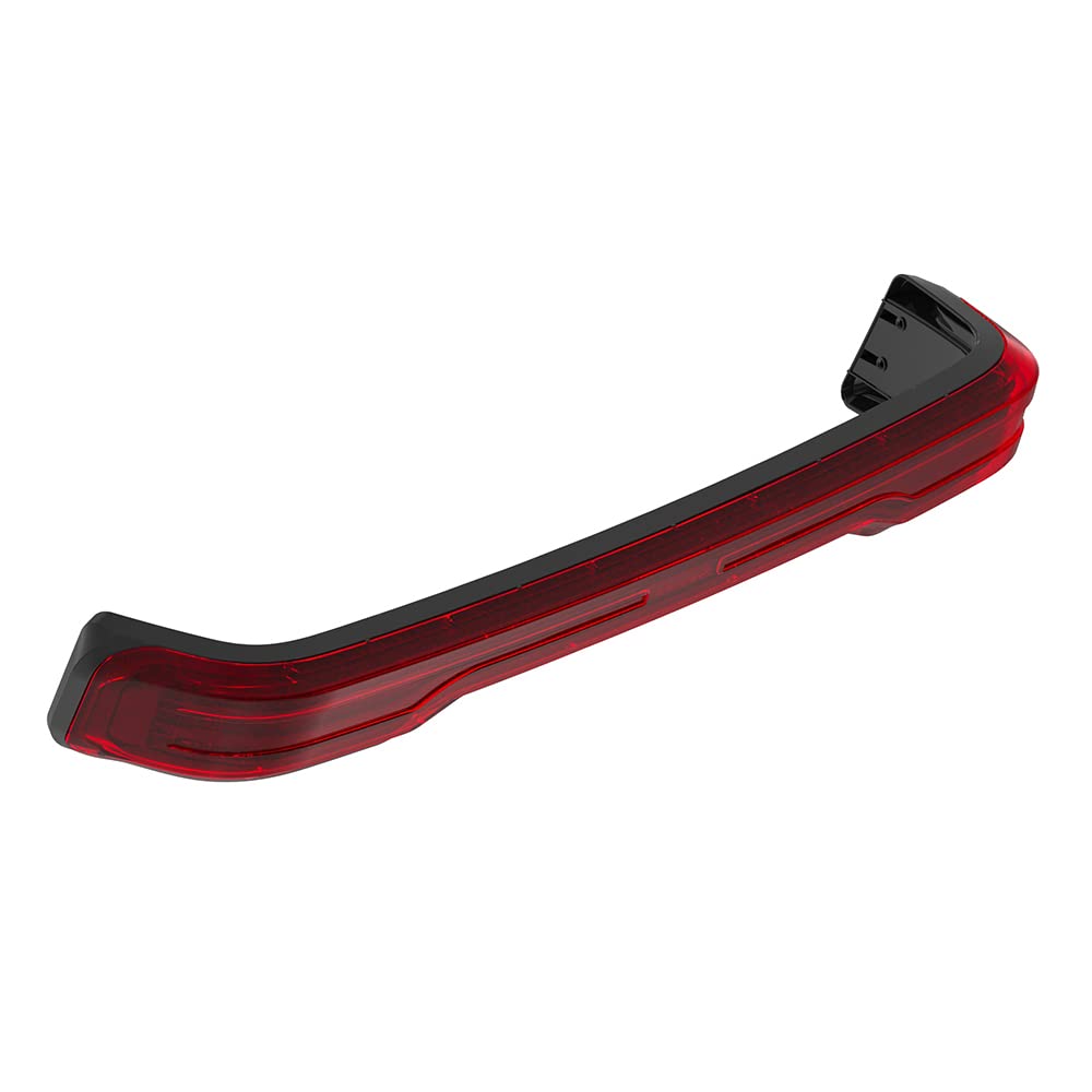 Advanblack LED Brake/Turn/Running Lamp Wrap-around Tour Trunk Pack Light Bar Fit for 2014+ 2023 2024 2025 2026 Harley King Tour Trunk Luggage Chopped Touring Pack (Red Lens)