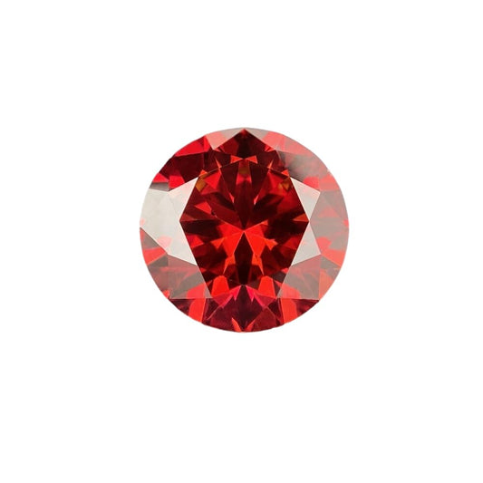 4-10mm Loose Moissanite Stone Garnet Pink Color Various 4 Colors Moissanites Gesmtone 0.3-4ct VVS1 Clarity Gems (Garnet, 6.5mm 1ct)