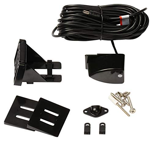 HawkEye DT2BX-TM In-Dash Depth Sounder with Air and Water Temperature (Includes Transom Mount Transducer)