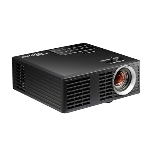 Optoma ML750i Mini Portable Business LED Projector - WXGA 1280 x 800, 450/700 Lumens, Under 1lb., Project via HDMI, USB-A, or MicroSD, Screen Mirror Wirelessly with Mobile Devices