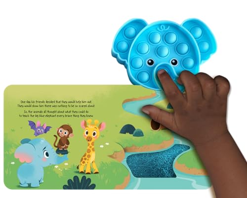 Fidgimals Little Elephant Animal Baby Book | Educational Children's Books, Sensory Board Book with Pop It Fidget Toys, Perfect Sensory Toys for ... Books with Sensory Fidget Popper Animals)