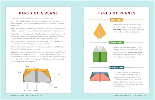 The Awesome Paper Airplane Book for Kids: Creative Designs and Fun Tear-Out Projects