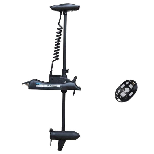 AQUOS Haswing CaymanB Electric Bow Mount 12V Saltwater & Freshwater Trolling Motor - 55lbs Thrust, 54in Shaft, with Wireless Remote