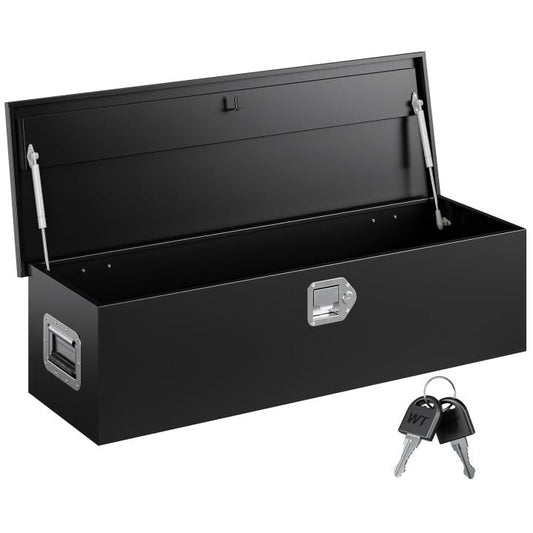 Yizosh 39 Inch Steel Heavy Duty Truck Bed Tool Box, Trailer Tongue Box with Lock and Keys