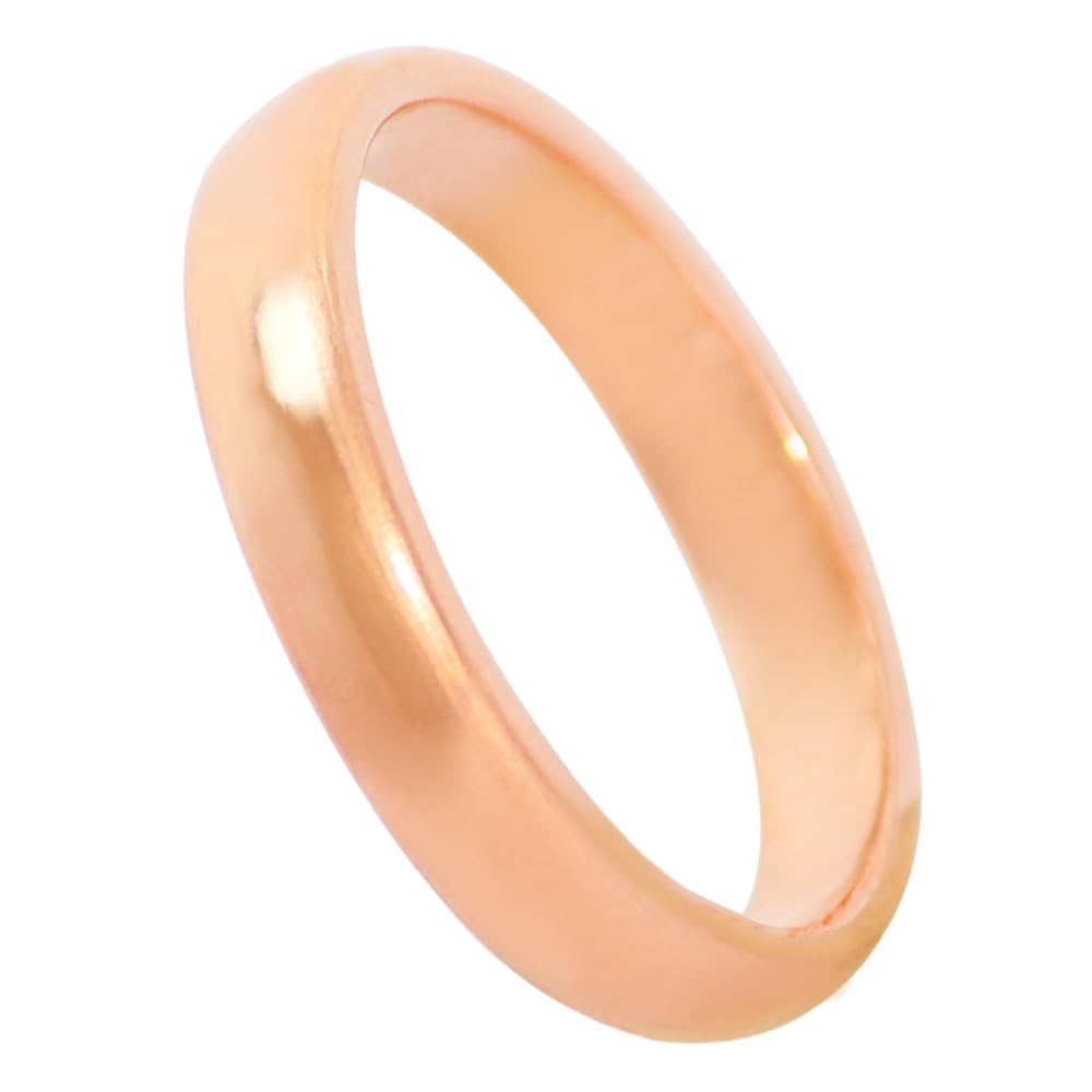 Krishnaa Jewels Pure Copper Handmade Classic Band Ring Ethnic Gift Jewelry for Men and Women (11)