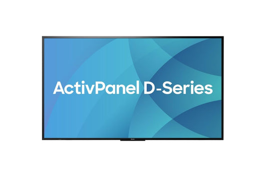 Promethean ActivPanelD-Series 55" 4K UHD Digital Signage Solution. Share Announcements, alerts, Information, and More. Panel & Wall Mount Included, 3 Year Onsite Support