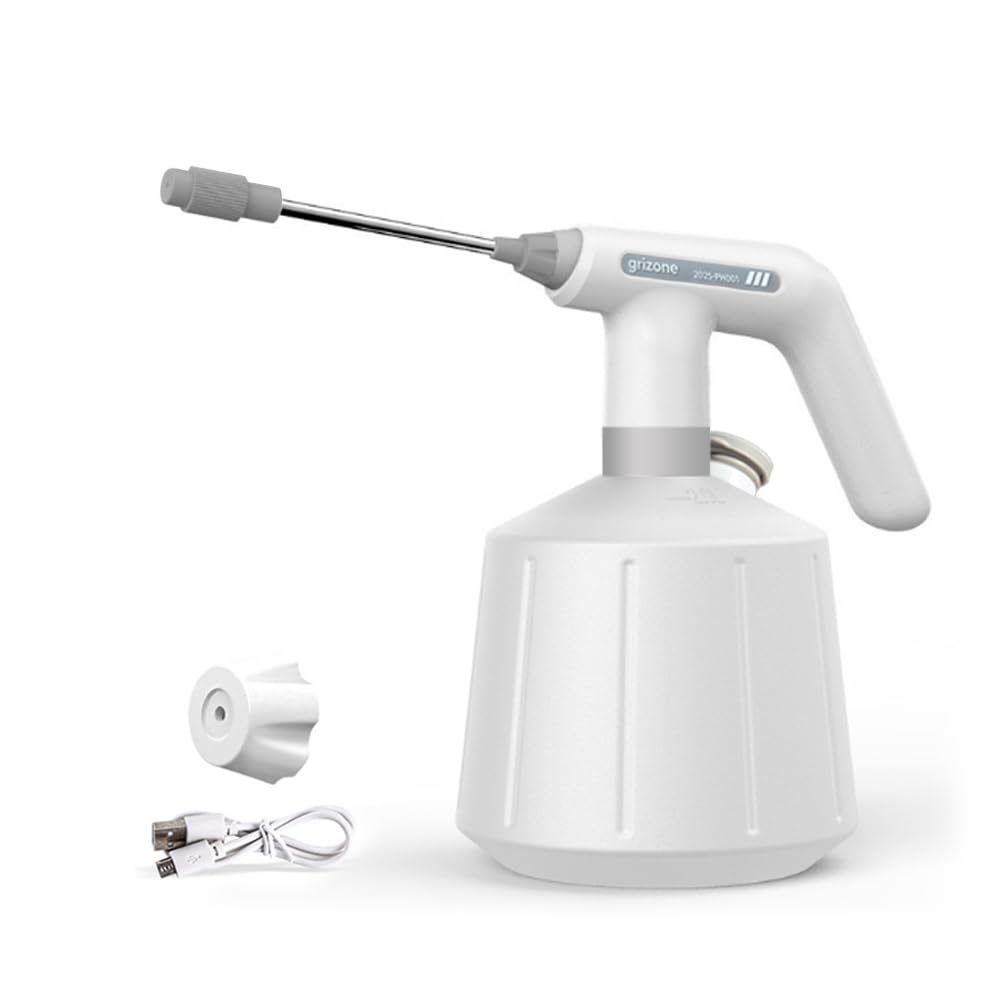 Electric Plant Mister Sprayer, Large Capacity Rechargeable for Indoor & Garden, Battery Powered with Adjustable Nozzle & Fine Mist Spray