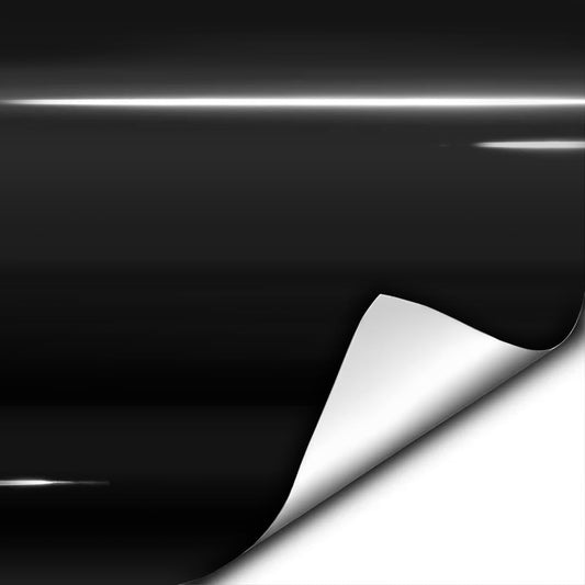 VViViD Gloss Black Vinyl Wrap Adhesive Film Air Release Sheet 75ft x 5ft