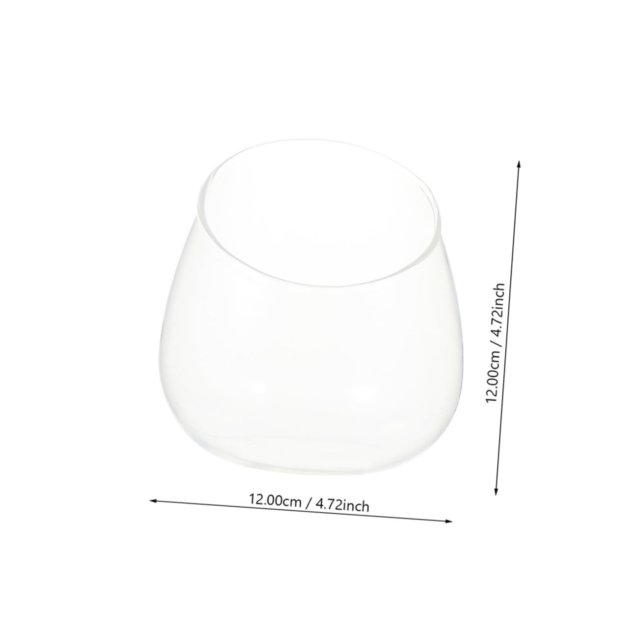Cabilock 3pcs Glass Terrarium Container for Succulent Plants Stylish Desktop Decor Landscape Bottle for Home and Office Centerpiece