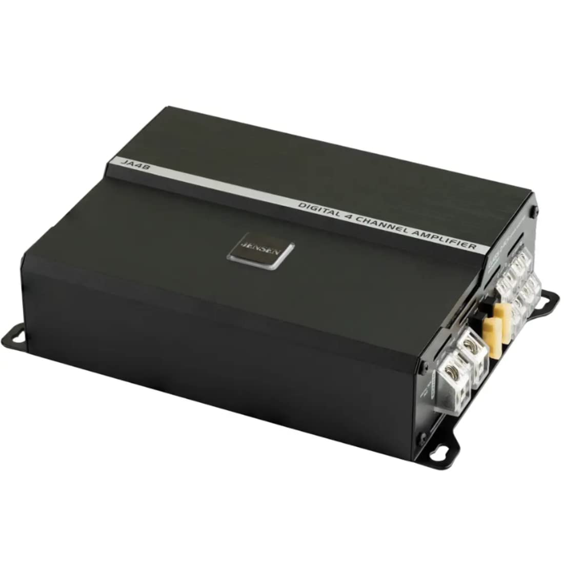 Jensen JA4B 460W RMS 4-Channel Class-D Car Audio Compact Amplifier with DSP