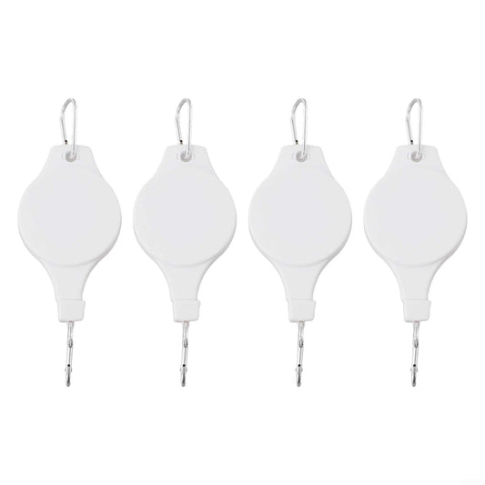 Set of 4 Adjustable Hanging Hooks for Plant Display Perfect for Gardens, Porches, and Home Interiors