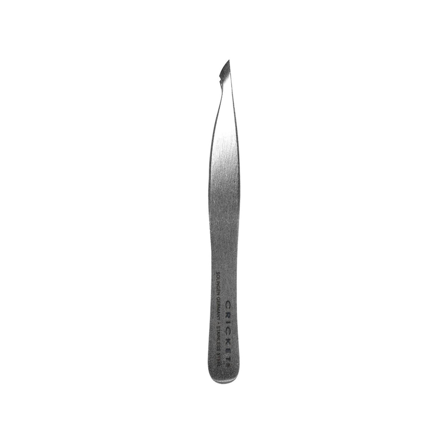 Cricket Beauty Hardware Pro Point/Slant Tweezers - Professional Hair Removal Tool w/Precision Slanted Tip, Durable German Stainless Steel, Superior Grip for Eyebrows, Ingrown Hairs & Facial Grooming