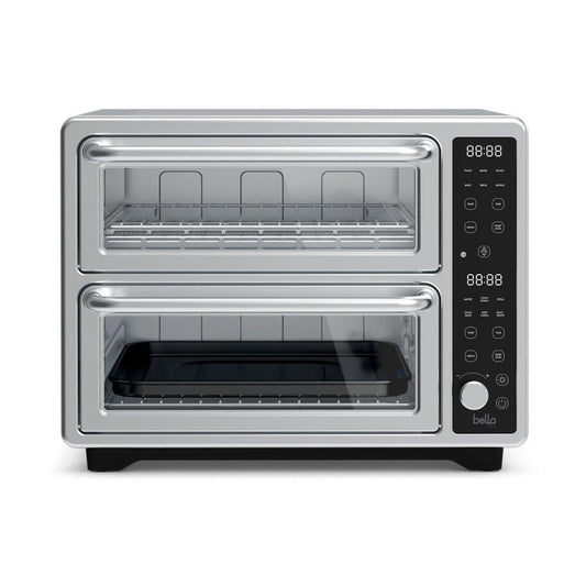 Stainless Steel DoubleUp Oven with Probe Thermometer by bella PRO