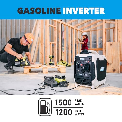 Pulsar 1,500W Quiet Portable Inverter Generator