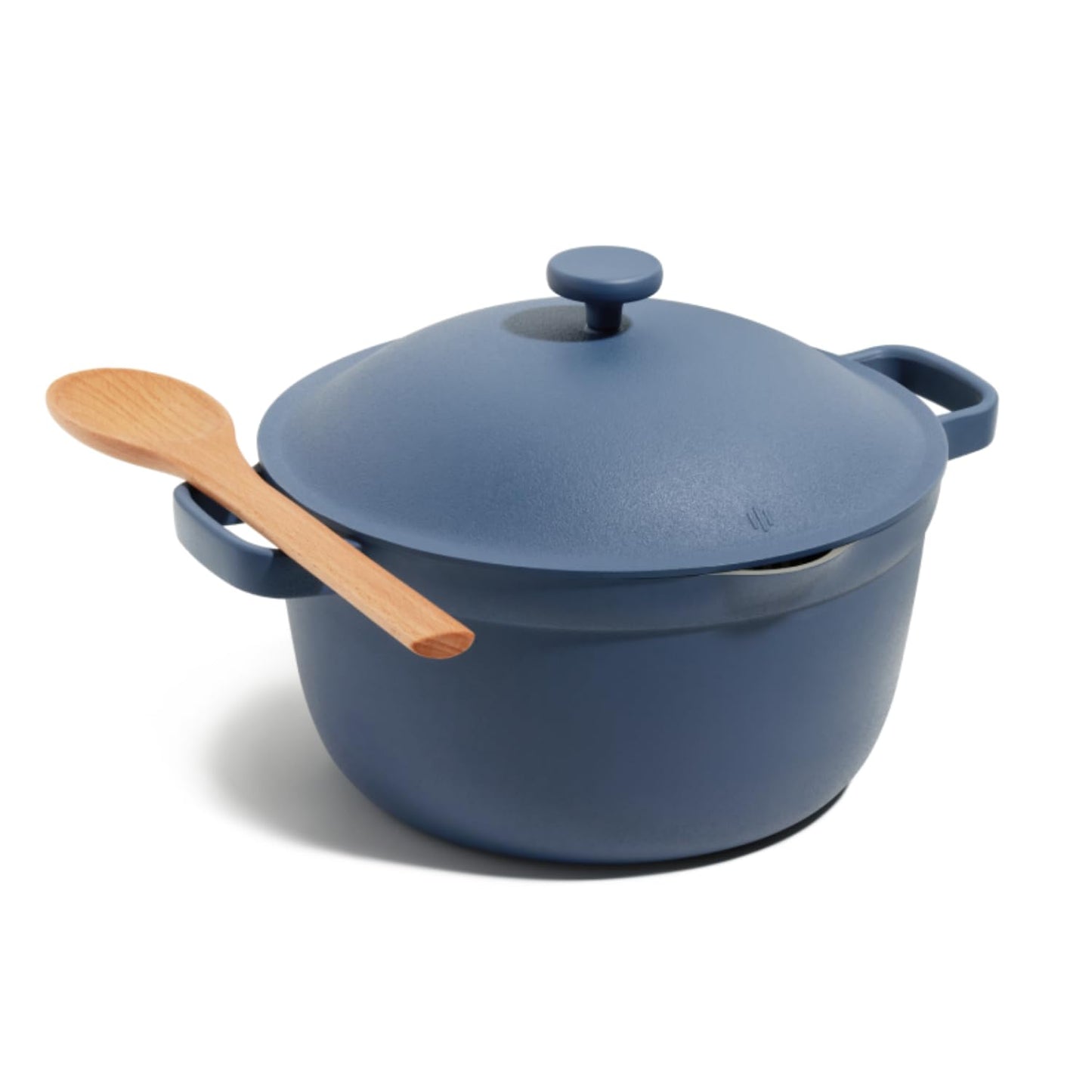 Our Place Perfect Pot | 5.5 Qt Ceramic Pot with Lid & Spatula | Patented 8-in-1, PFAS-Free Nonstick, Non-Toxic Cookware | Induction & Oven-Safe up to 450°F | Blue Salt