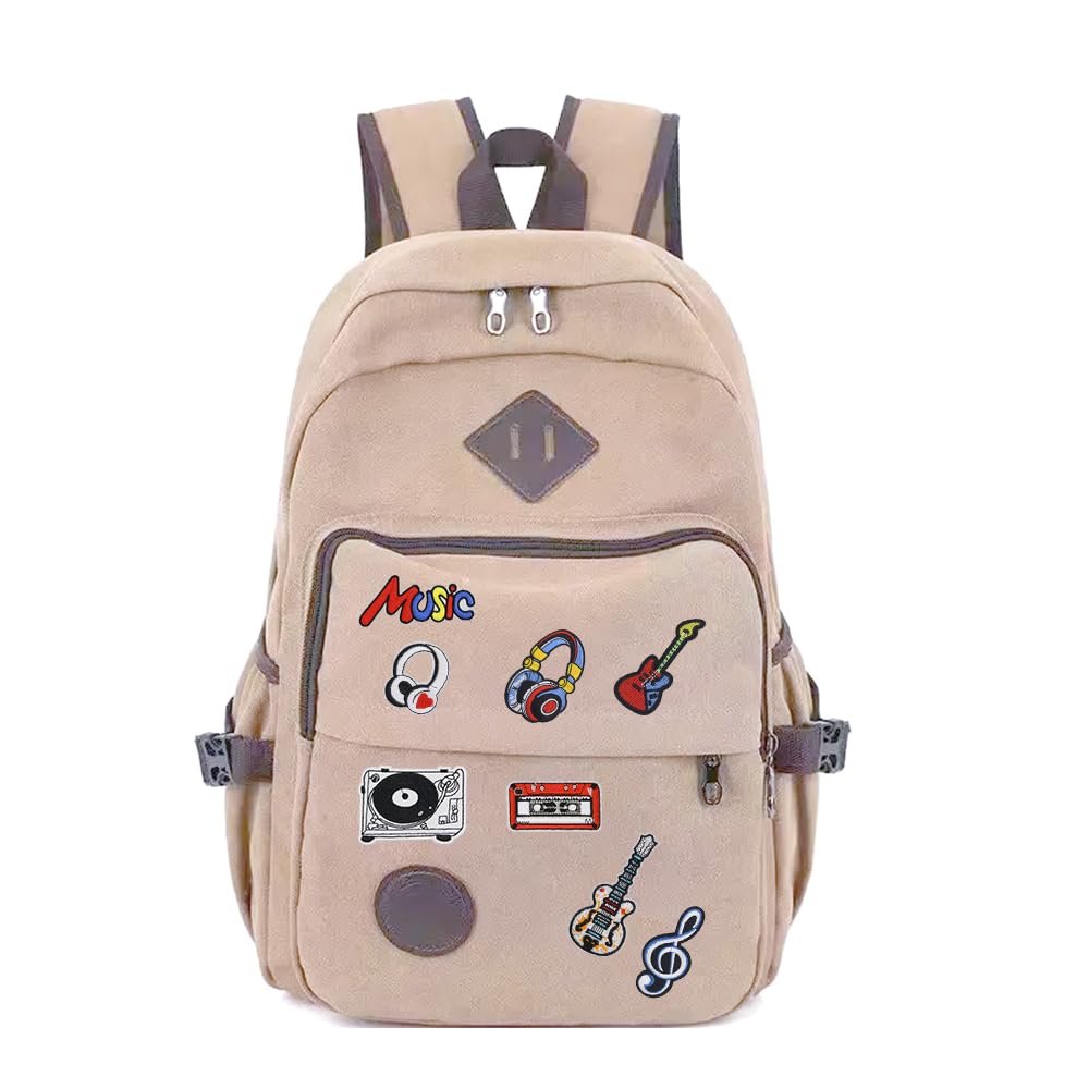 20 PCS Musician Guitar Patches Iron on/Sew on Applique Embroidered Patches for Coat Uniforms Pants Jackets Clothes Jeans Dress Vests Bags Music Fans Backpacks Hat DIY Decoration
