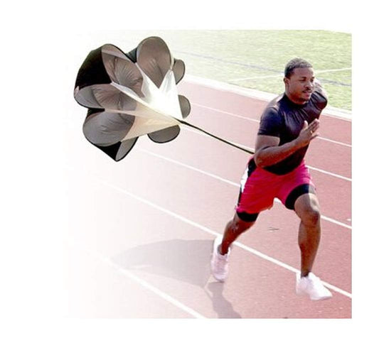 MICHEALWU Running Speed Training, 56 inch Speed Drills Resistance Parachute Running Sprint Chute Soccer Football Sport Speed Training