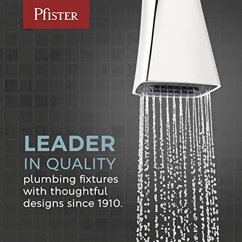 Pfister Stellen Kitchen Faucet with Pull Down Sprayer, Single Handle, High Arc, Stainless Steel Finish, LG529SAS