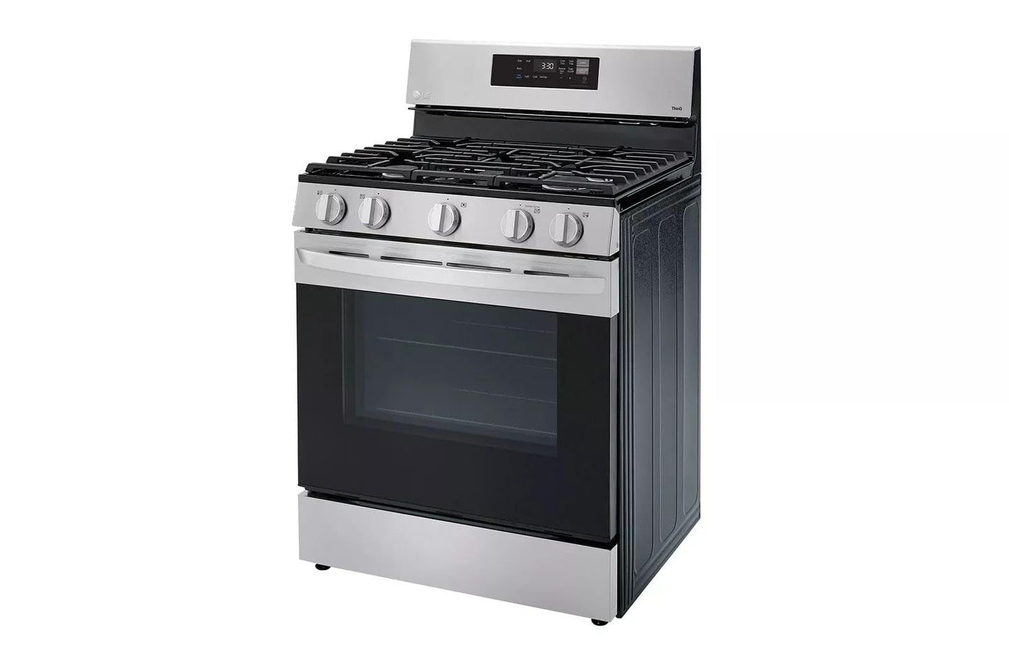 LG LRGL5821S 30 in. 5.8 cu.ft. Smart Single Oven Gas Range with EasyClean, Wi-Fi Enabled in. Stainless Steel