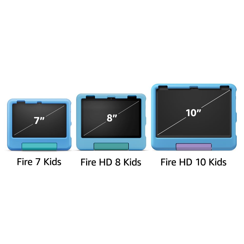 Amazon Fire HD 10 Kids tablet (newest model) ages 3-7 | Bright 10.1" HD screen with included ad-free and exclusive content, robust parental controls, 13-hr battery, 32 GB, Pink