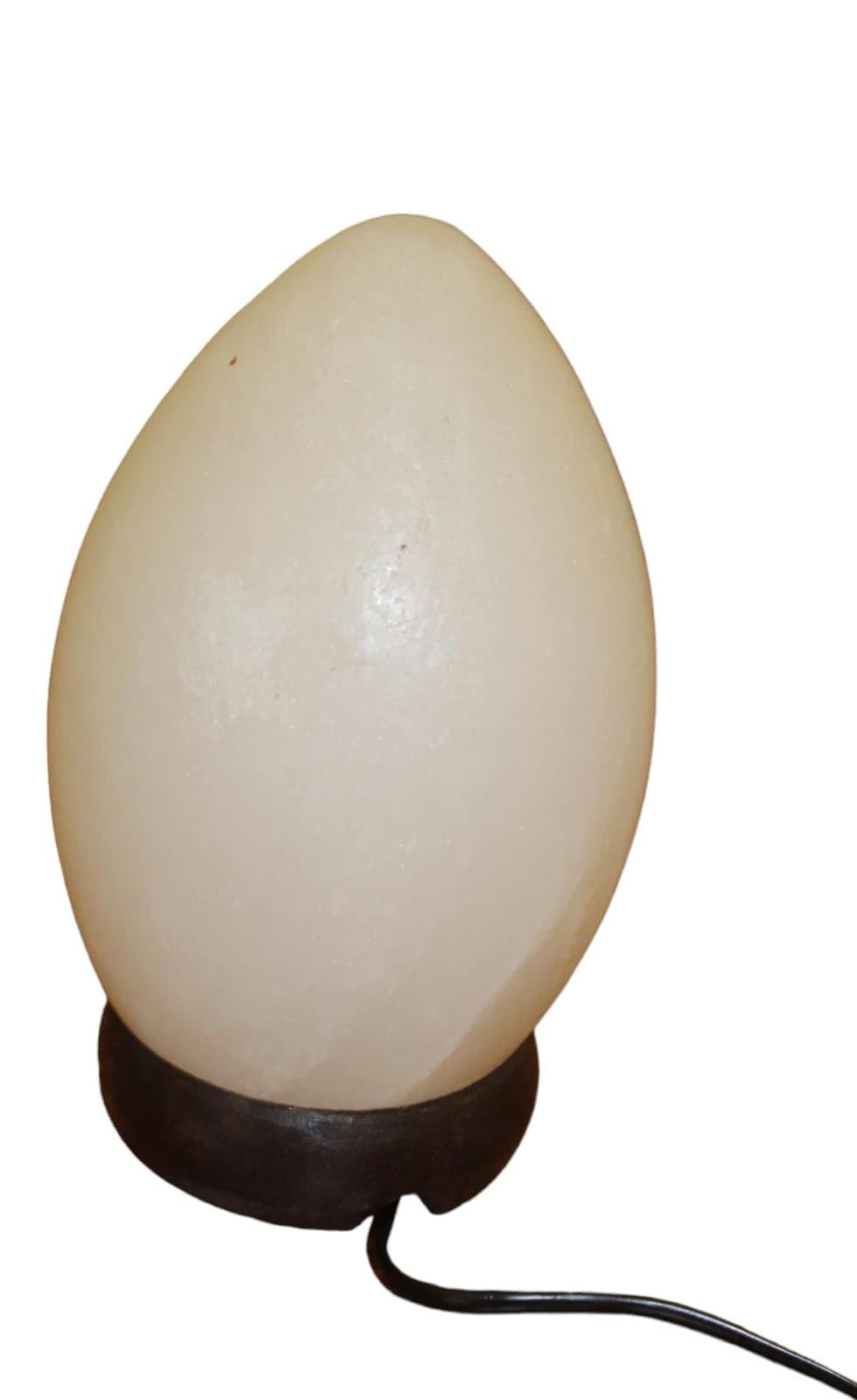 Kirit Gemstones Himalayan Rock Salt Lamp with Wooden Base Crystal Himalayan Salt Lamp Original for Positive Energy Household Bedroom Hall Table Home Decor