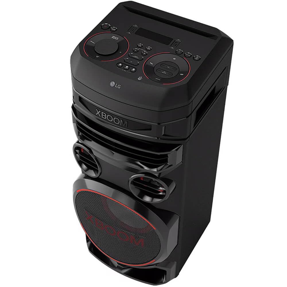 LG RNC7 XBOOM 700W Wireless Party Speaker Powerful 8in Woofer, 3in Mids, 2in Tweeters Bluetooth, Dual Mic Ports, Karaoke, Dolby Audio, Super Bass Boost & More