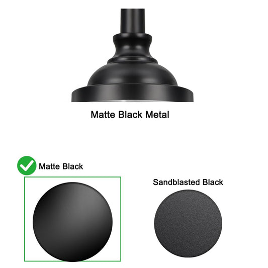 Black Vintage Pendant Lights Kitchen Island, Adjustable Height Kitchen Island Lighting, Bathroom Pendant Light with Clear Glass Shade- Dual Mount Ceiling & Hanging Fixtures with 90° Swivel for Decor
