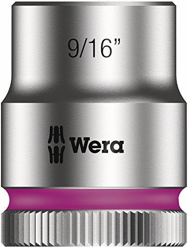 Wera 05004079001 8100 SC 9 Zyklop Imperial Speed Ratchet Set, 28 Piece, 1/2" Drive