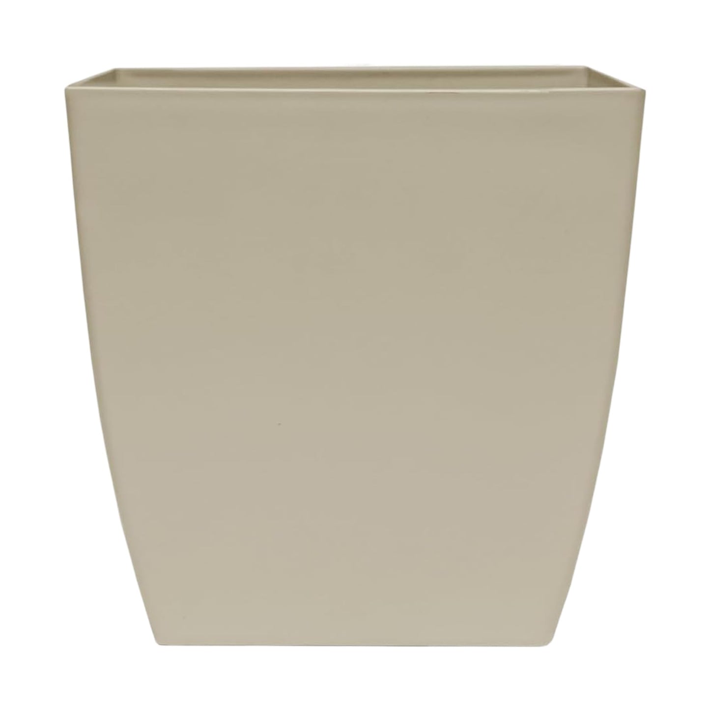 The HC Companies Aria Self Watering Square Plant Pot w/Drainage - Classic Planters for Outdoor Plants & Indoor Plants -Lightweight & UV-Resistant Plastic Pots for Plants (6" Beige, Pack of 1)
