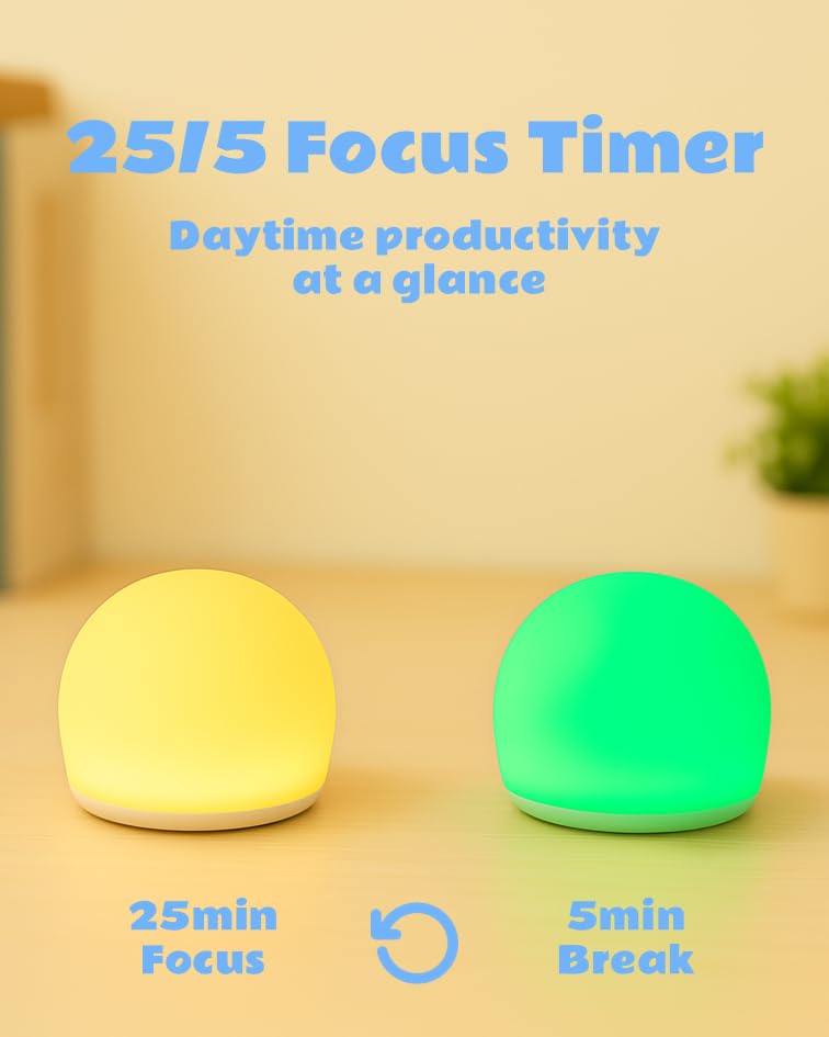 Night Light for Kids, Soft Egg Light with 13 Colors Changing Mode, Interactive Tap Light Stress Relief, LED Sensory Light Ball, Adjustable Brightness Globe Lamp Christmas Gifts, Auto-dim in 30 Minutes