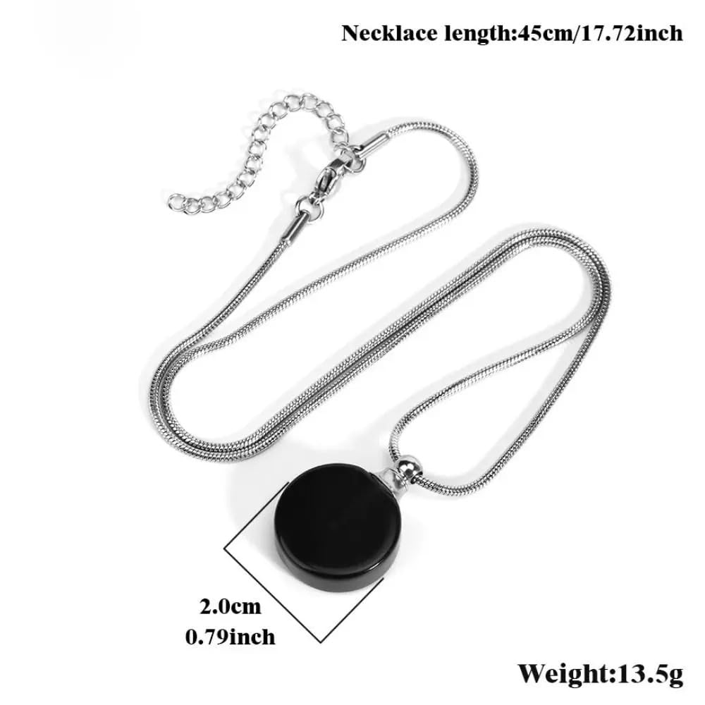 925 Sterling Silver Essential Oil Necklace For Women And Men, 14K Gold Filled Natural Stone Round Perfume Bottle Necklace, Essentials Oil Diffuser Vial Necklace (8 - Essential Oil Necklace)