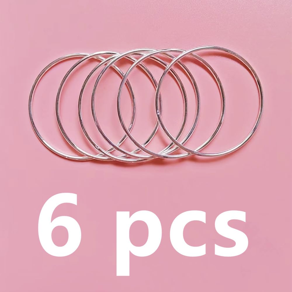 Sterling Silver Bangle Bracelets for Women,Fashion Jewelry Simple Adjustable 925 Silver Cuff Bangles for Women Mom Wife Valentine Mothers Day Gift (Silver-A2)