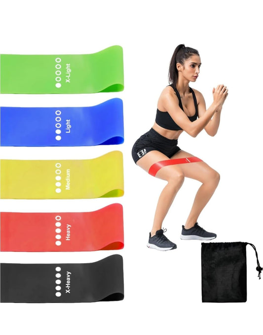 Resistance Bands, Exercise Bands, Workout Bands, Workout Set for Women, Resistance Bands for Working Out, Pilates and Yoga, Pilates Equipment, Yoga Equipment, Fitness Equipment