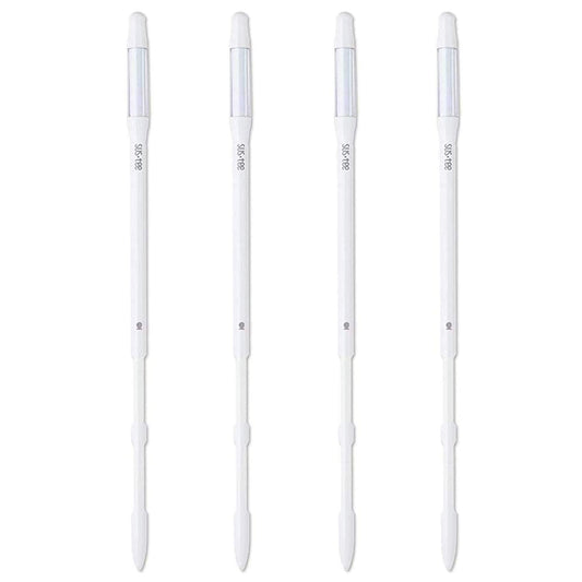 IPPINKA Sustee Aquameter Set of 4, Plant Soil Moisture Sensor, (White, Large, Refillable)
