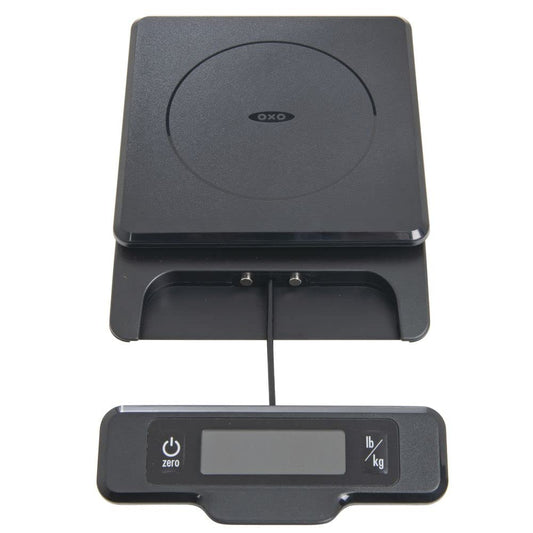 OXO Good Grips 5-lb Kitchen Scale with Pull-Out Display, Black