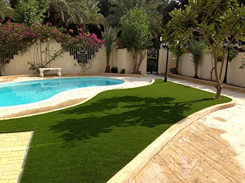 New 15' Foot Roll Artificial Grass Turf Synthetic Fescue Pet Sq. Sale! Many Sizes! (Premium 12' x 40' = 480 Sq Ft)