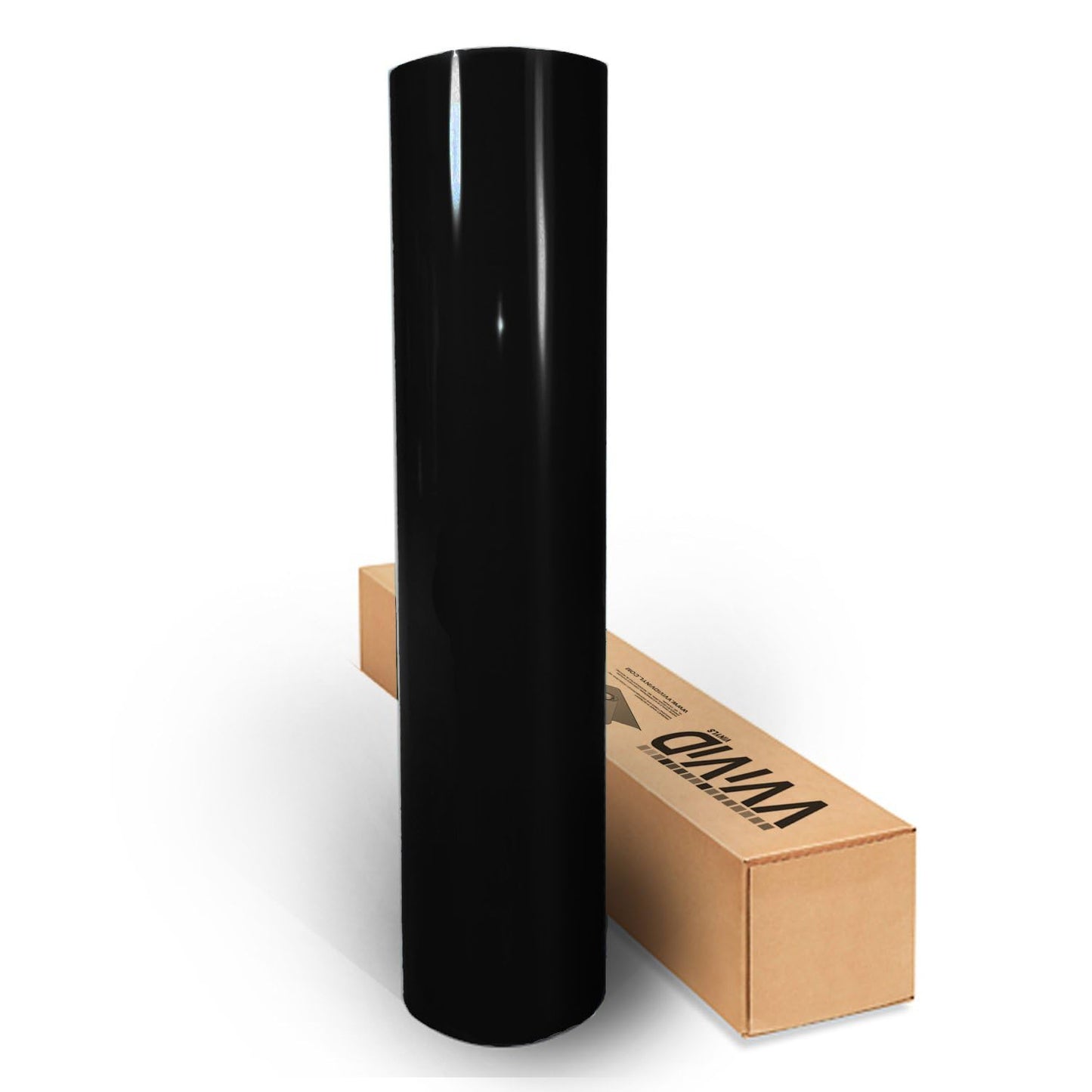 Black Gloss 5ft x 20ft 100sq ft Cast Vinyl Bubble-Free Car Wrap Interior