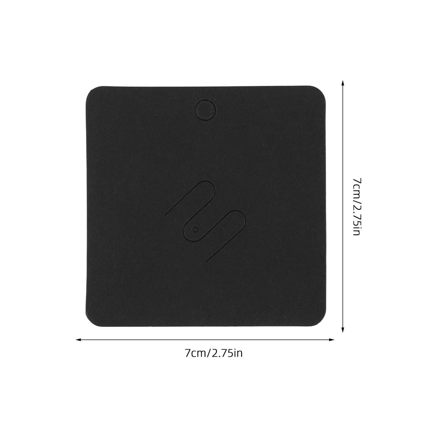 Yardwe Brooch Pin Display Cards 100Pcs Wear-Resistant Jewelry Holder Cards 2.75X2.75 Inch for Brooch Pin Display and Trinket Presentation in Jewelry Stores and Markets