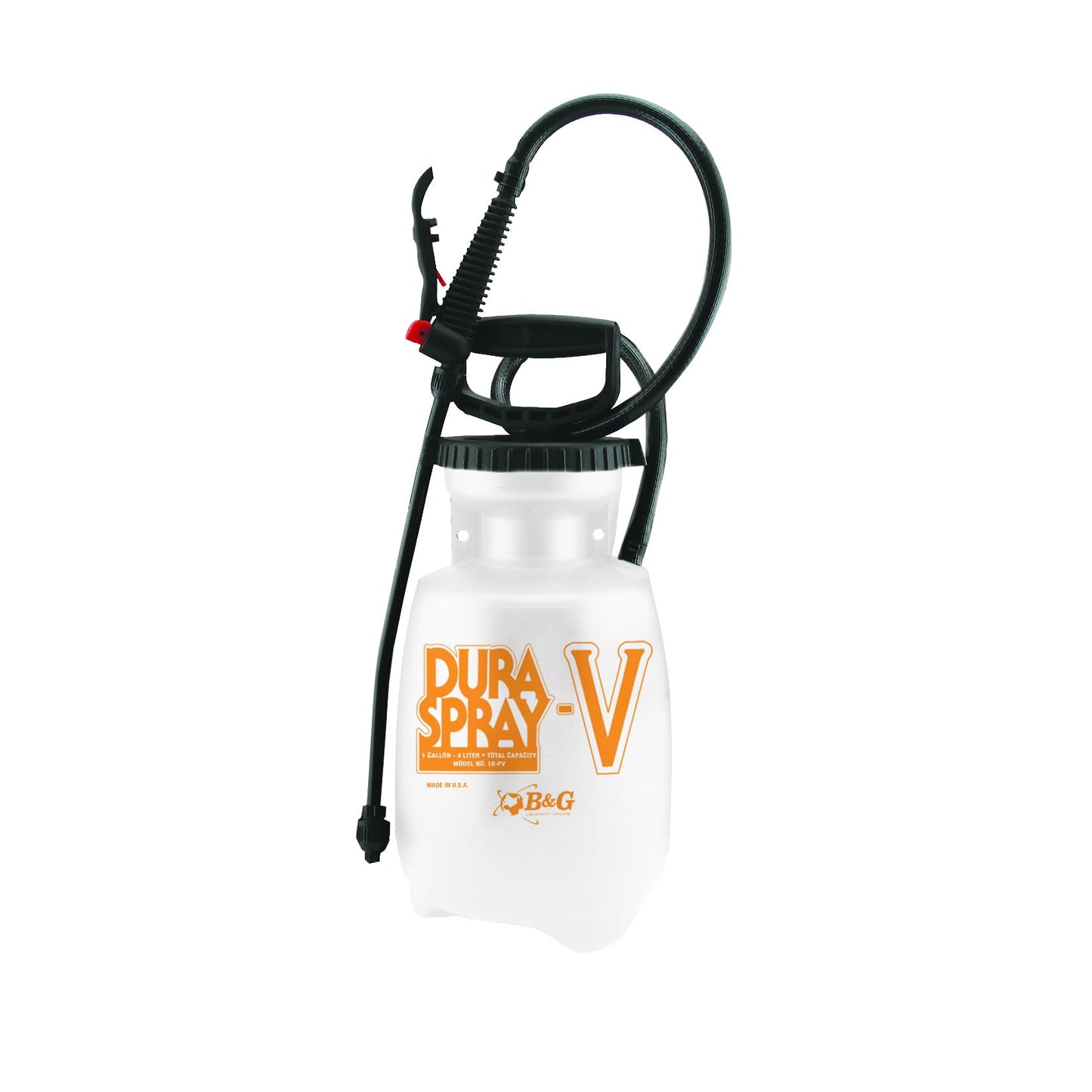B&G DuraSpray V Chemical Resistant Poly Sprayer – 1 Gallon – All-Polyethylene Construction with Viton Seals & Gaskets – Professional Grade
