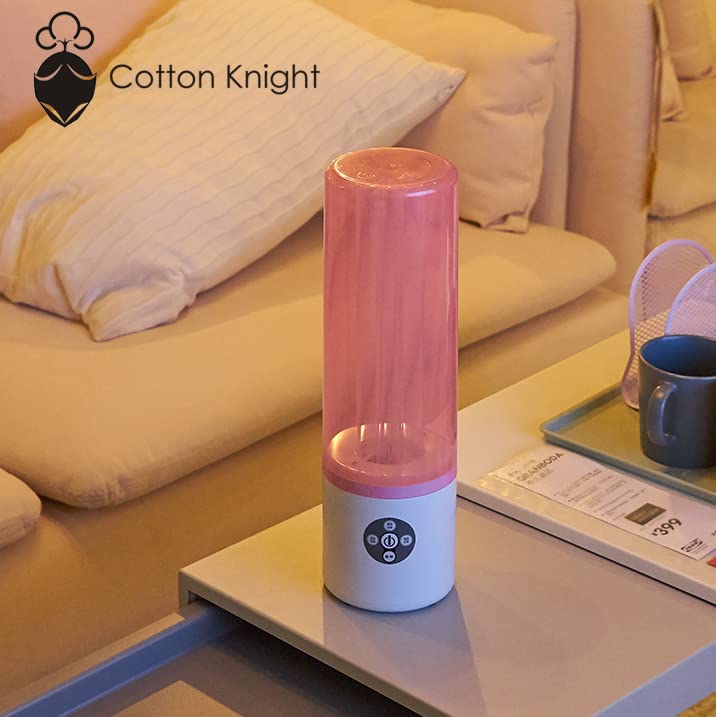 Cotton Knight, UV Light Sanitizer, 55w 254nm UVC Lamp for Room Surface Disinfection up to 750 sqft, Home/School/Hotel/Travel, Kills Bacteria/Molds/Dust Mites, 1Y warranty (Pink With Ozone)