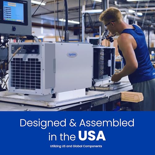 AprilAire E080 Whole House Dehumidifier for Basement & Crawl Space – 80-Pint High-Capacity Commercial Dehumidifier for Homes Up to 4,400 Sq. Ft. with Pump, Drain Hose, & Hanging Kit for DIY Install