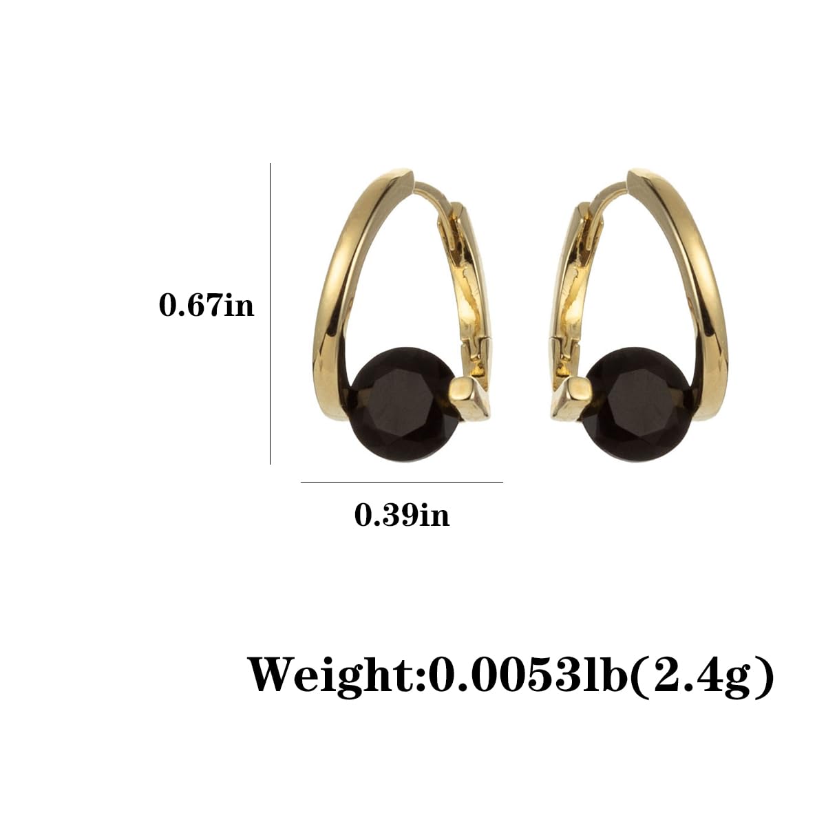 Halolux Lymphvity Germanium Earring for Women Lymphatic Drainage Earring CZ Zircon Acupressure Earrings Atheniz Lymphatic Earrings Dainty Jewelry Gifts (GB)
