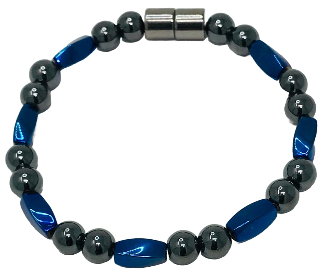 High Power Magnetic Hematite Bracelet (8.75 Inches)