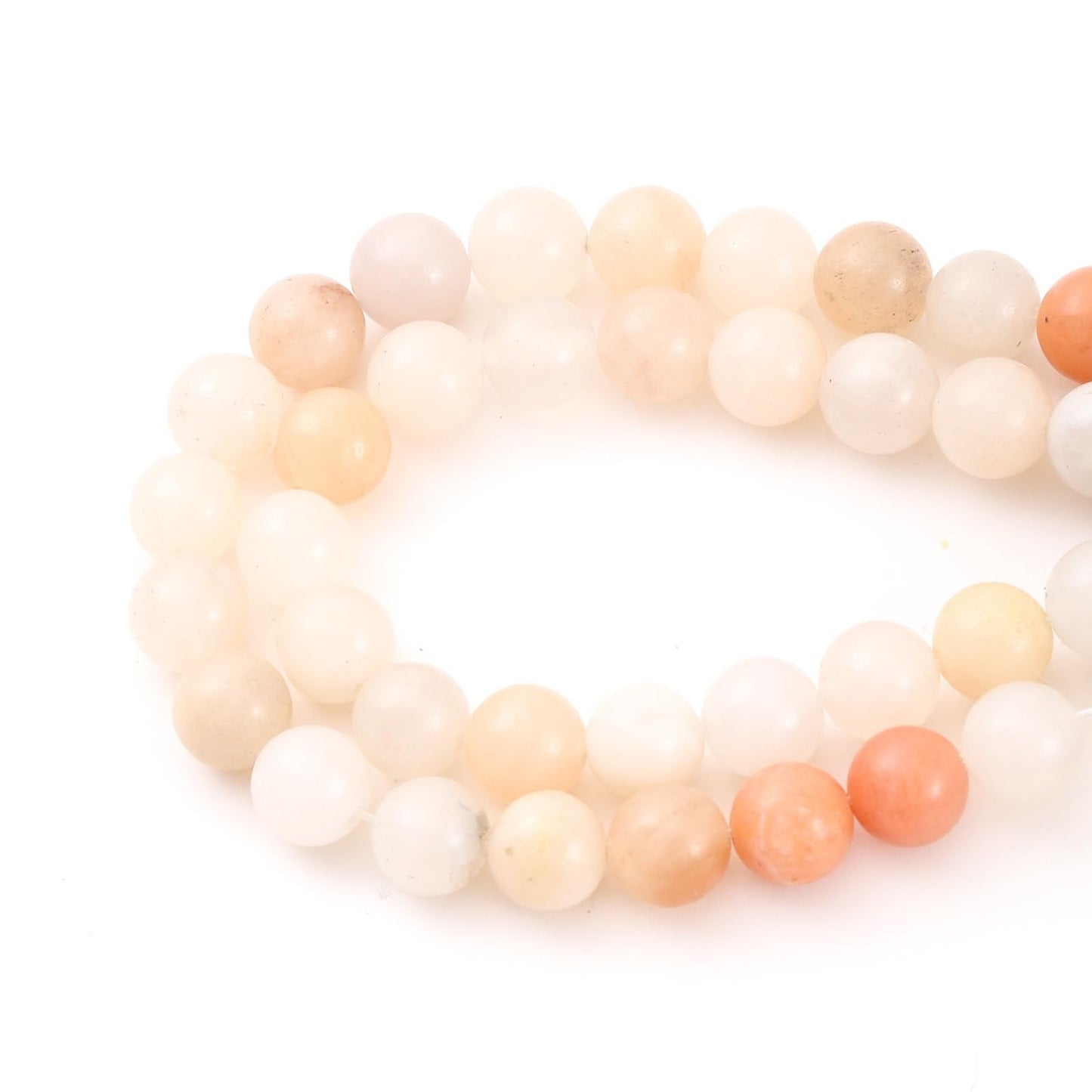 8mm 45pcs DIY Natural Pink Aventurine Stone Beads Round Healing Crystal Gemstone Loose Beads for Jewelry Making Handmade Bracelet Necklace