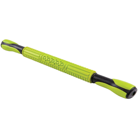 GoFit Stretch Rope with Exercise Manual, Green/Black, 18-Feet