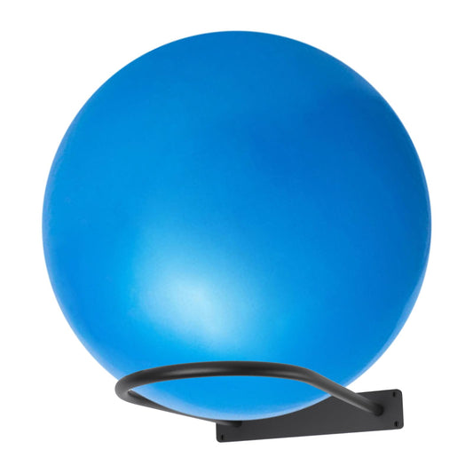 MEIPMQZ Stability Ball Holder Wall Mount - Heavy Duty Exercise & Yoga Ball Storage Rack for Home, Yoga Studios, and Commercial Gyms - Space-Saving Design for Stability Balls up to 85cm(Black 1-Pack)